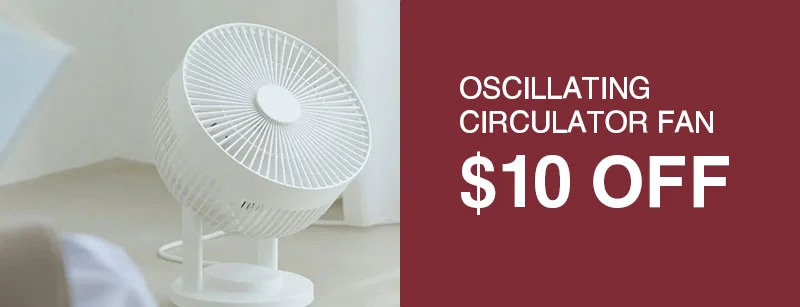 Shop $10 Off Oscillating Circulator Fan