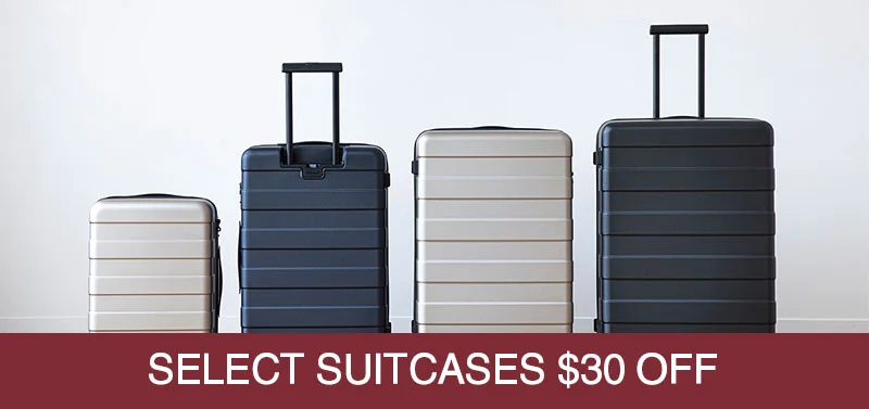 Shop $30 Off Suitcases