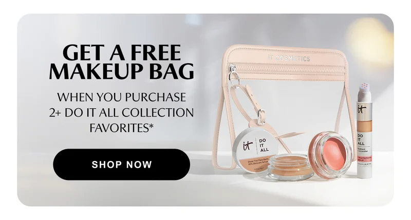 GET A FREE MAKEUP BAG