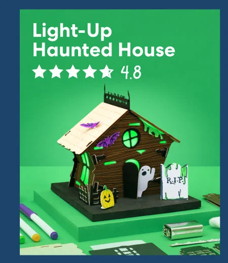 Light-Up Haunted House