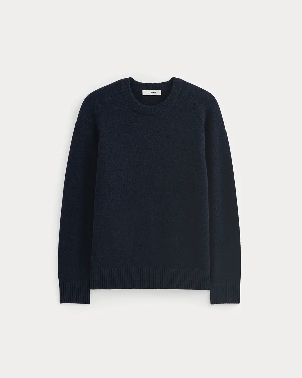 Image | Cashmere Crew Sweater | Navy