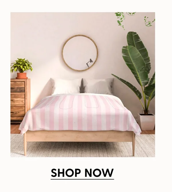 Pink Stripes Comforter