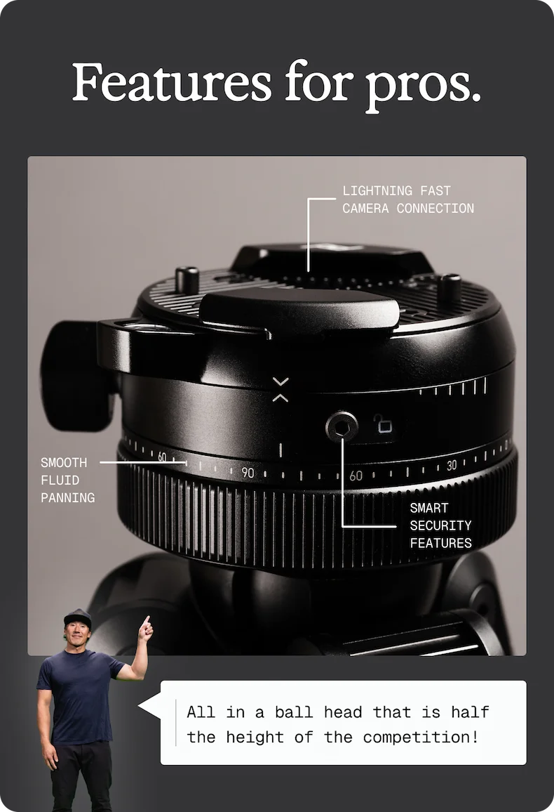 Features for Pros