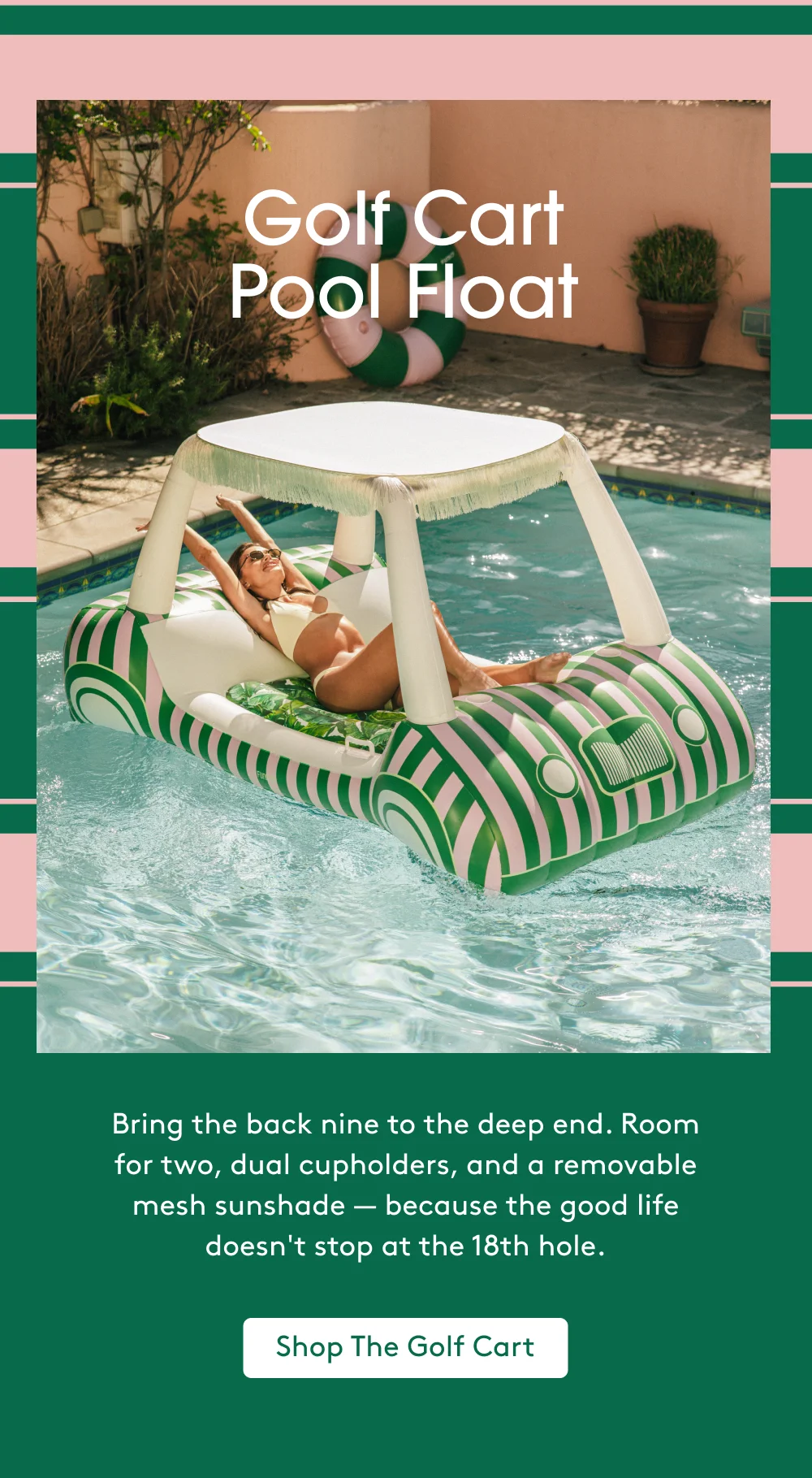 Golf Cart Pool Float