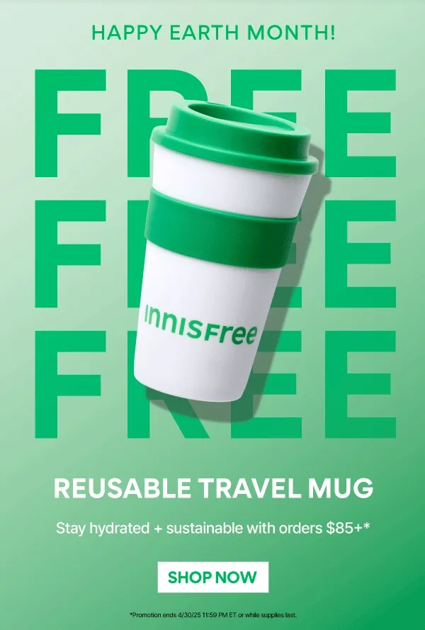 FREE REUSABLE TRAVEL MUG