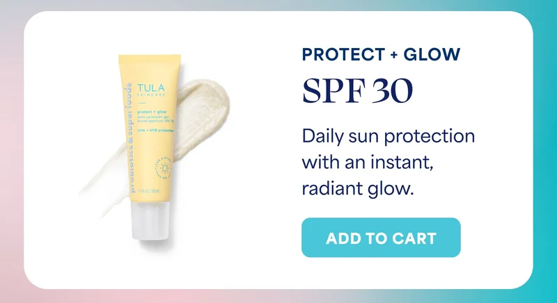 PROTECT + GLOW SPF 30 Daily sun protection with an instant, radiant glow. -- ADD TO CART