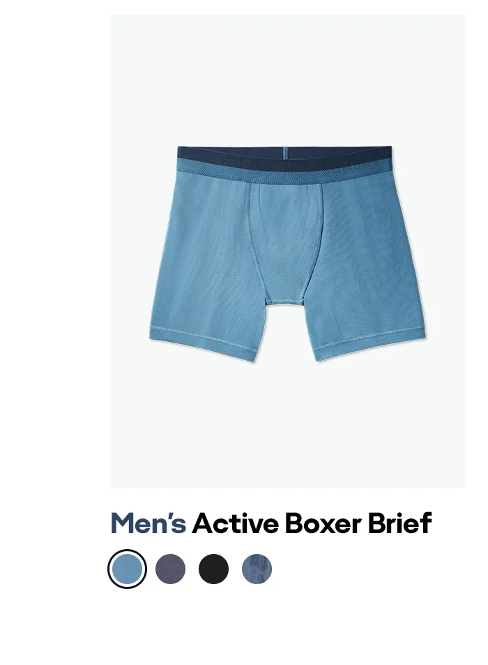 Men's Active Flyless Boxer Brief
