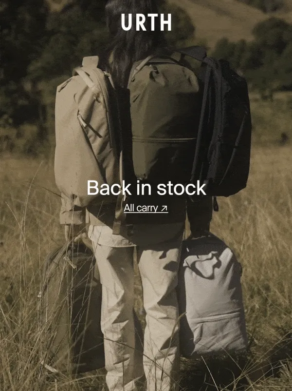 Back in stock, All carry, all colours.