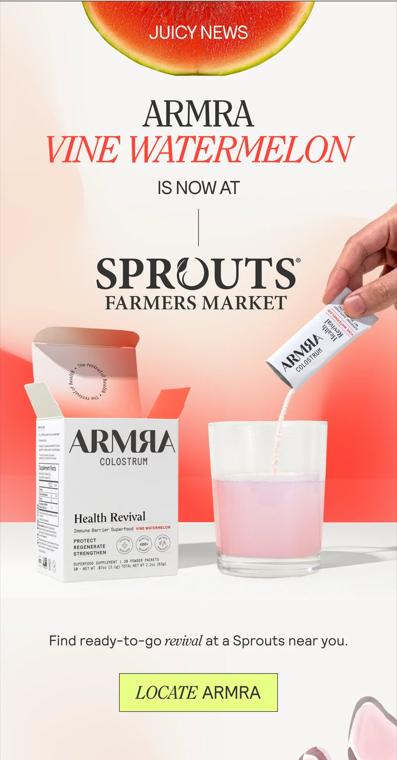 ARMRA VINE WATERMELON IS NOW AT SPROUTS FARMERS MARKET