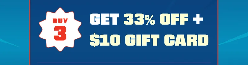 Get 33% off + $10 Gift card