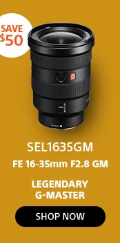Save SEL1635GM FE 16-35mm F2.8 GM Legendary G-Master Shop now