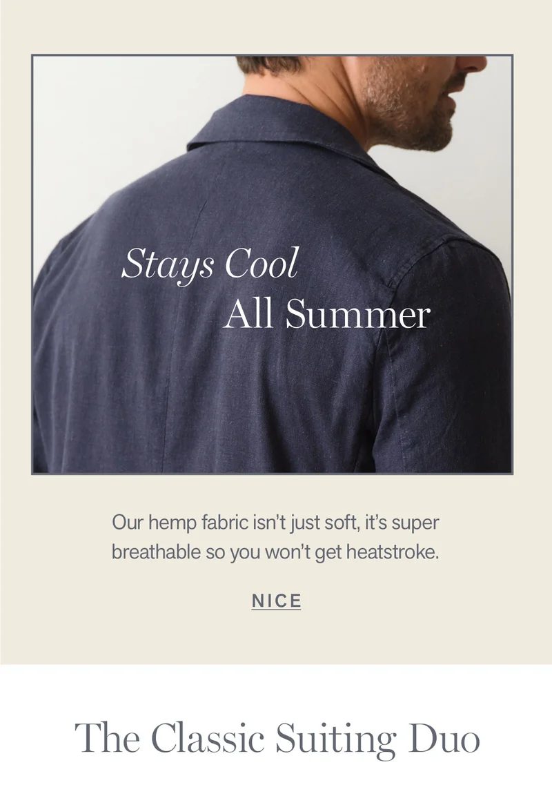 Stays cool all summer