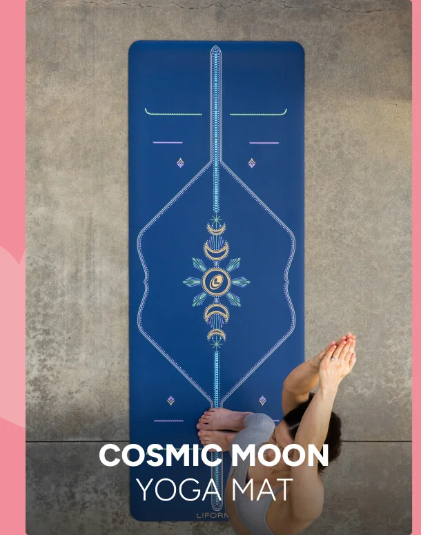 Cosmic Moon Yoga Mat