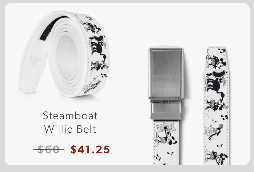 Steamboat Willie Belt Steamboat Willie Belt