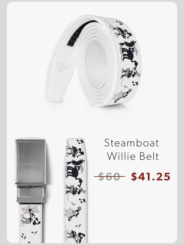 Steamboat Willie Belt