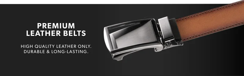 PREMIUM LEATHER BELTS. High quality leather only. Durable and long-lasting.