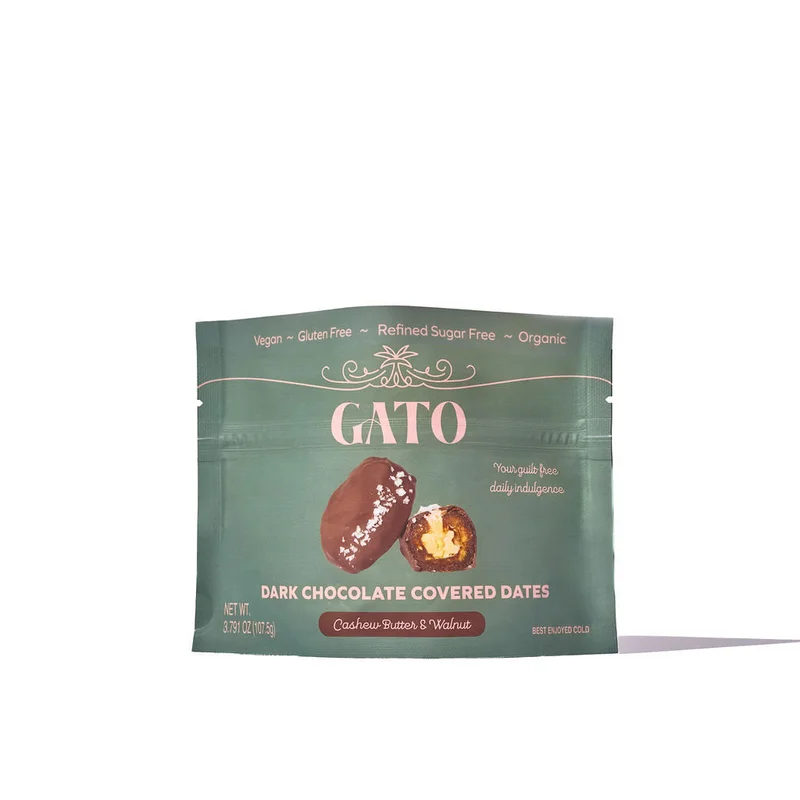 Image of Dark Chocolate Covered Dates with Cashew Butter (6-pack)