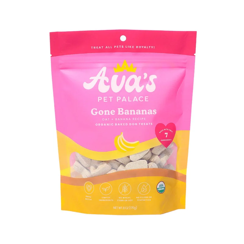 Image of Organic Baked Dog Treats - Gone Bananas