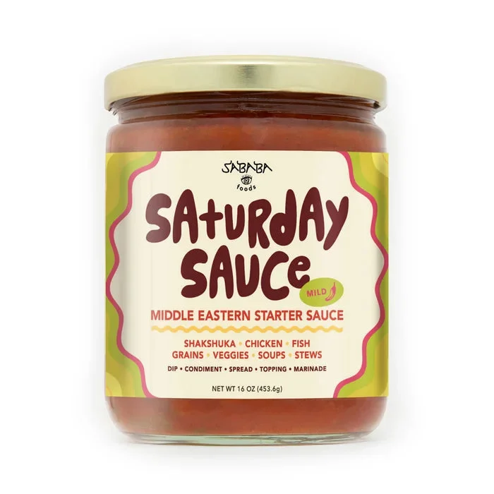 Image of Sababa Foods- Saturday Sauce (Mild)- 16 oz.