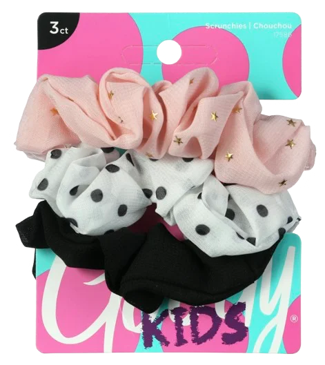 Image of Goody Girls Posh Scrunchies Assorted Colors (3 CT)