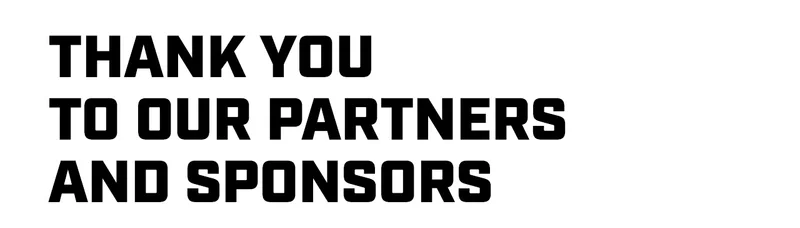 Thank you to our Partners and Sponsors