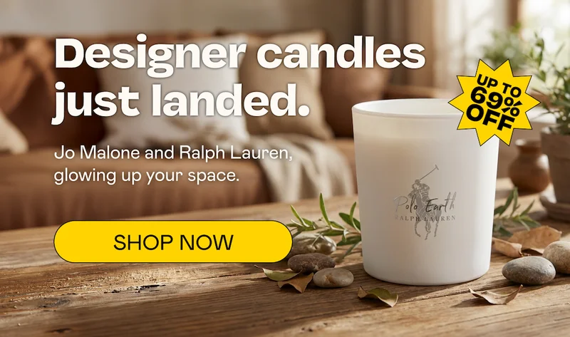 Designer candles just landed. | SHOP NOW