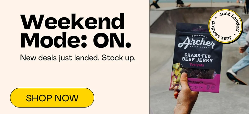 Weekend Mode: ON. | SHOP NOW