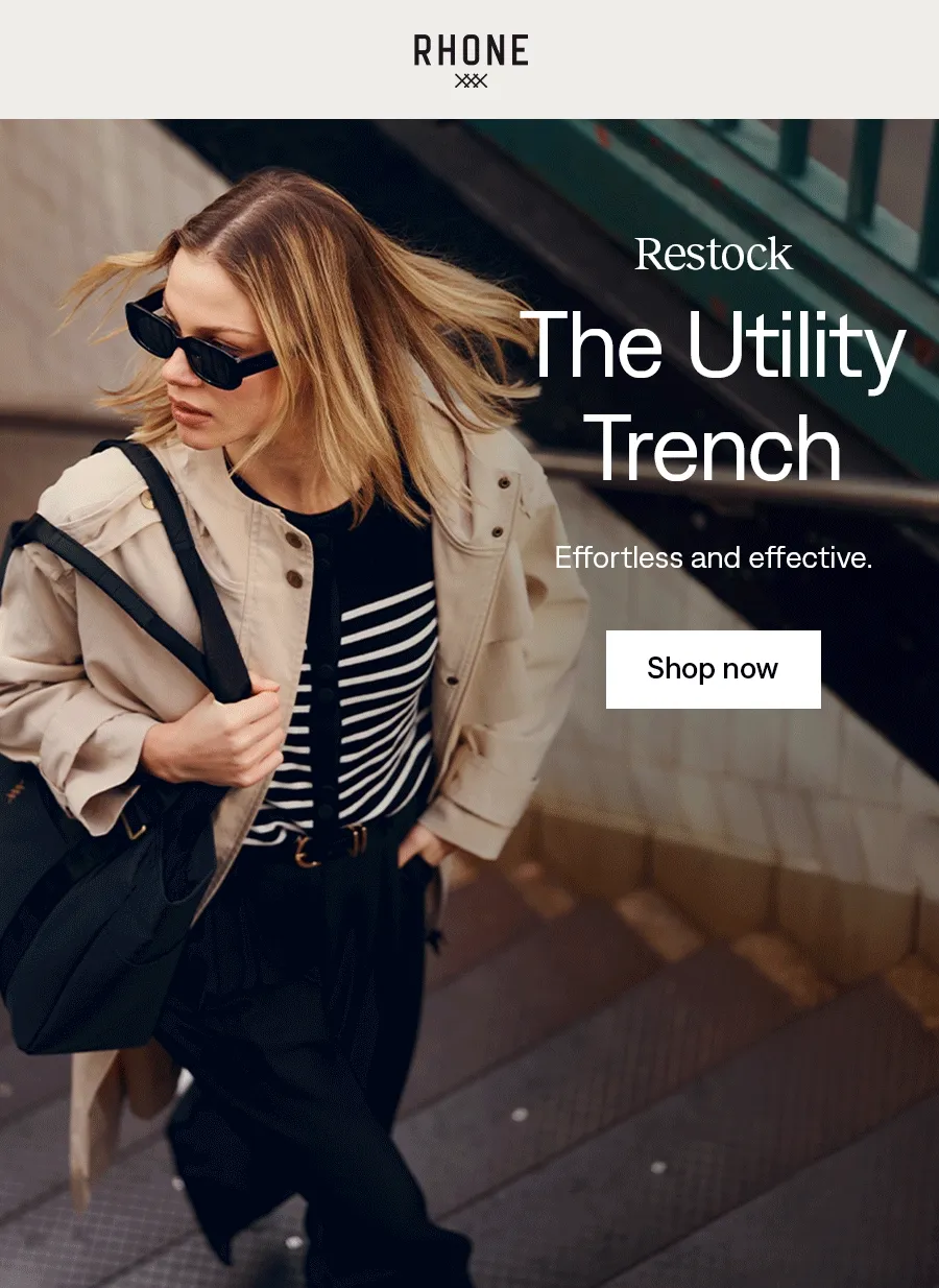 RHONE: The Utility Trench Restock. Shop now