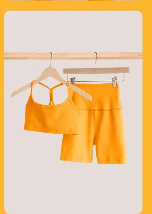Spacedye Keep Pace 5" Short in Mango Pop Heather