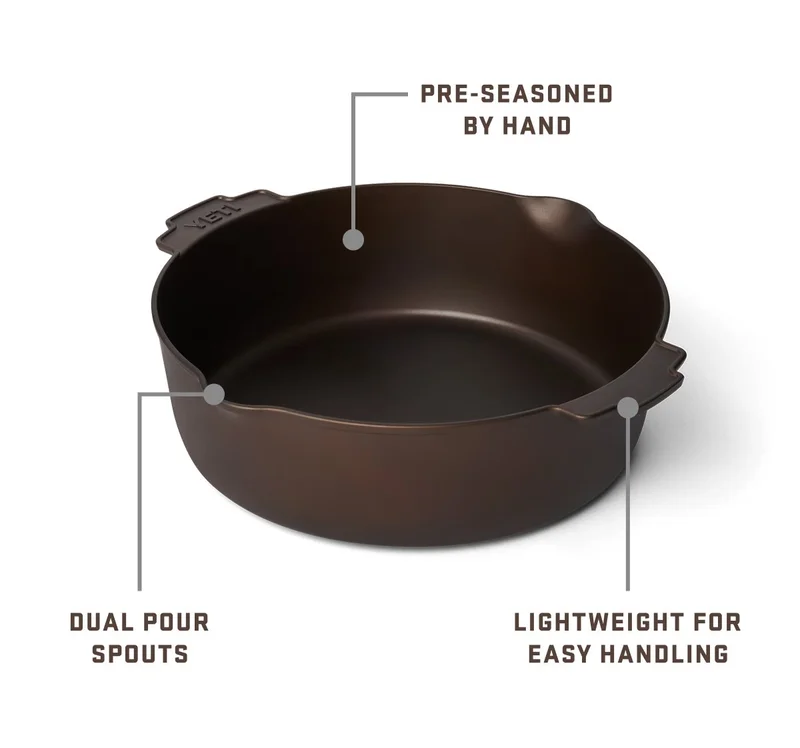 The YETI™ Cast Iron Ranch Pan