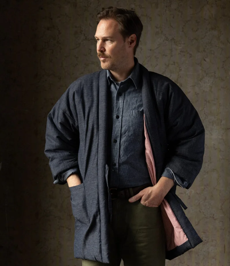 Image of Quilted Hanten Jacket