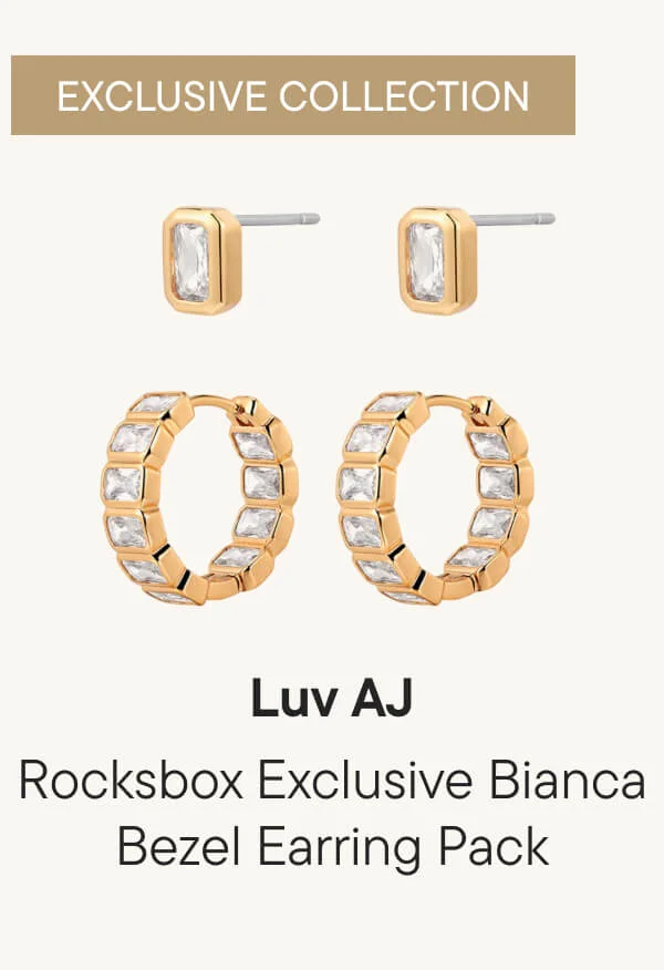 Rocksbox Exclusive Bianca Bezel Earring Pack