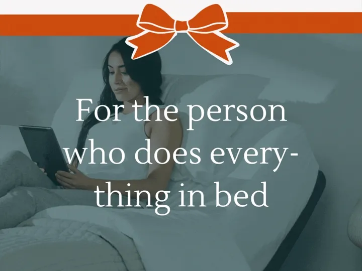 For the person who does everything in bed