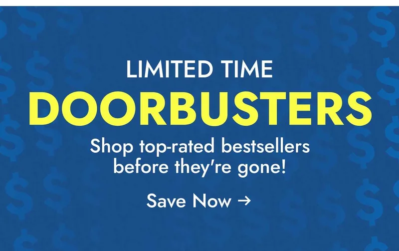 Shop Limited Time Doorbusters