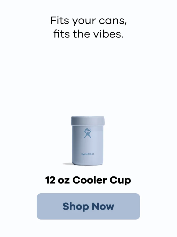 Fits your cans, fits the vibes. 12 oz Cooler Cup. | Shop Now