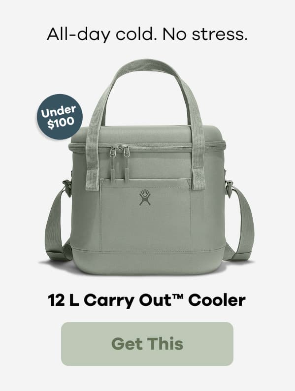 All-day cold. No stress. 12 L Carry Out™ Cooler. | Get This