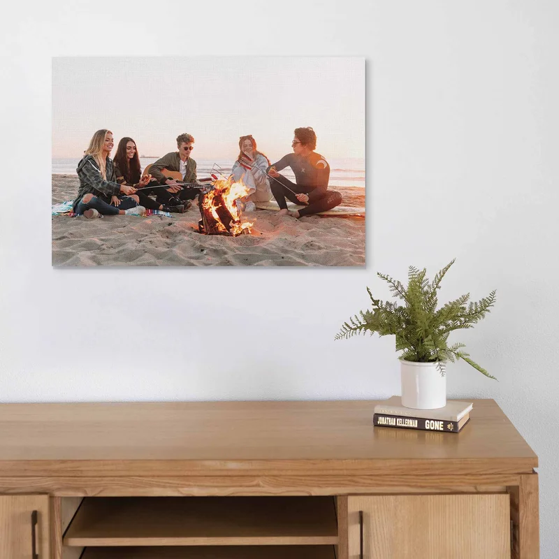 Canvas prints of friends.
