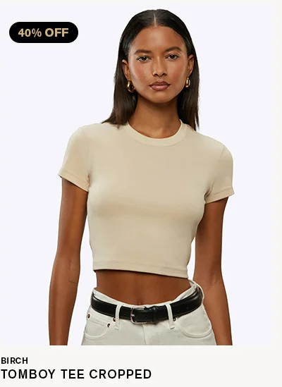 Tomboy Tee Cropped