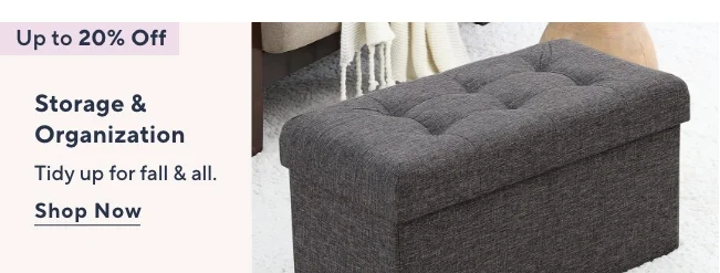 Sale on Storage and Organization
