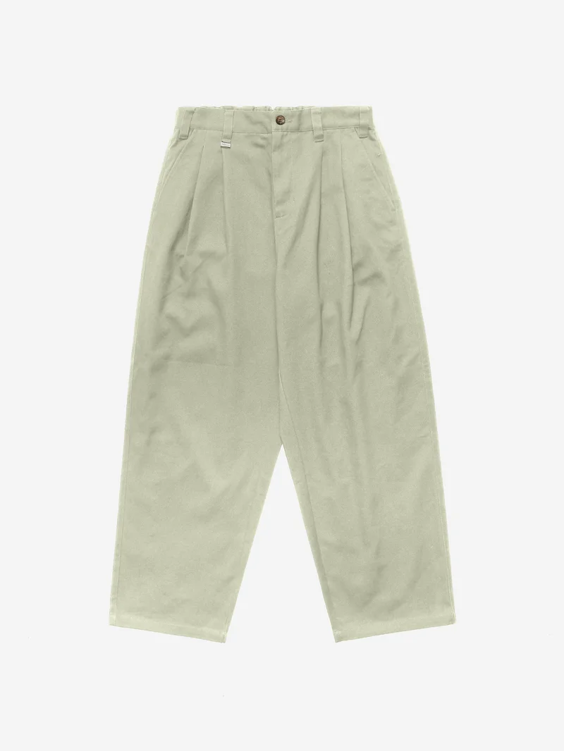Image of Metalwood Elastic Waist Baggy Pant - Khaki