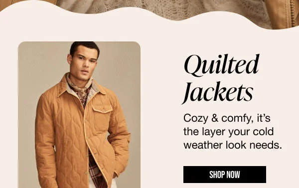 Quilted Jackets Shop Now