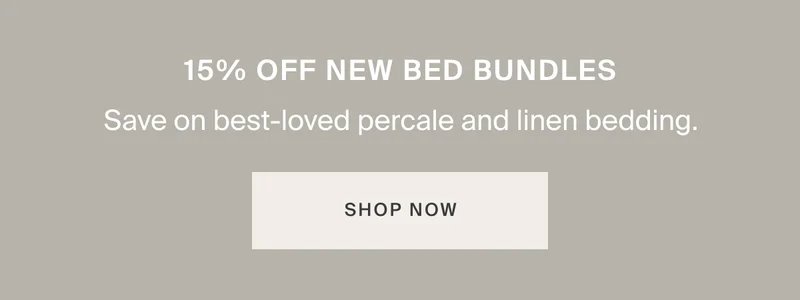 Take 15% Off New Bedding Bundles