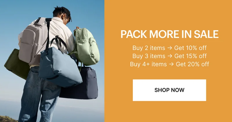 Pack More In Sale. SHOP NOW
