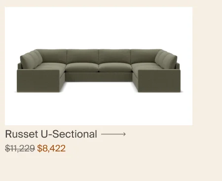 Russet 8-Piece U-Sectional