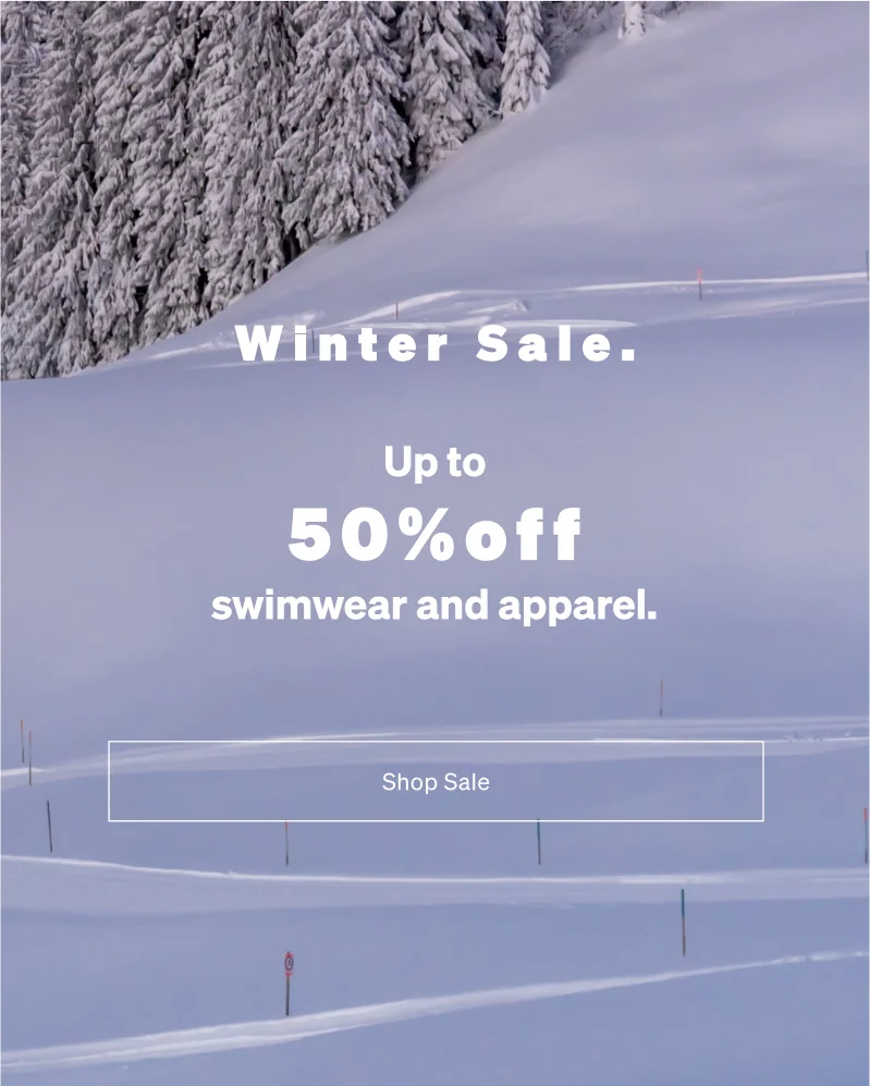 Winter Sale. Up to 50% off swimwearapparel.