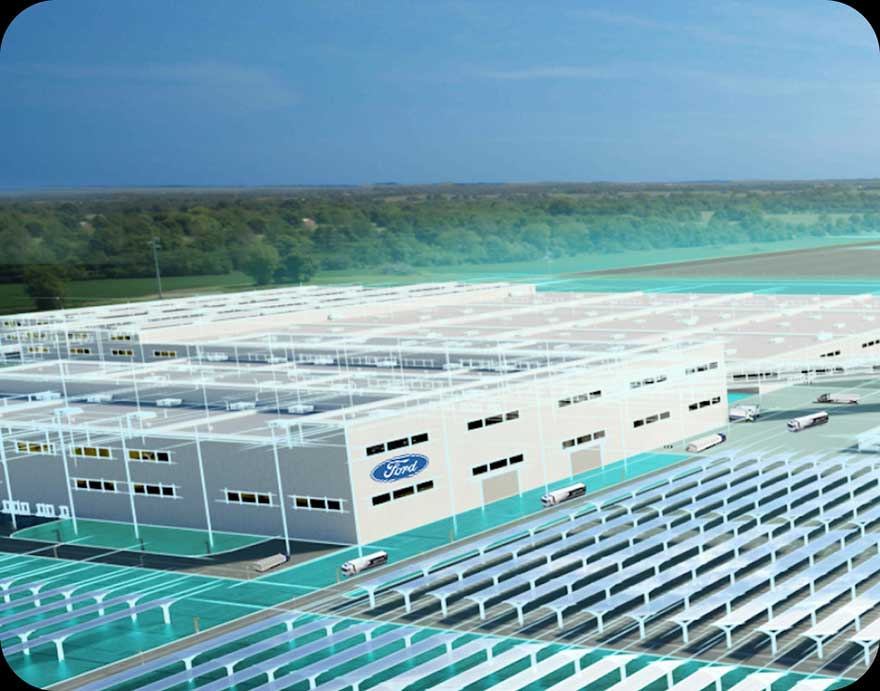 A Ford factory.