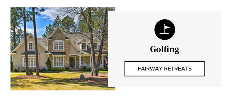 Find an elegant private home rental overlooking pristine fairways and scenic greens.