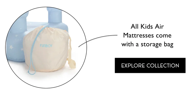 All Kids Air Mattresses come with a storage bag - EXPLORE COLLECTION