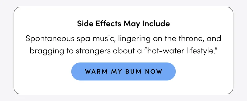 WARM MY BUM NOW