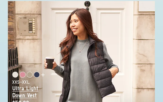 PDP6 - WOMEN ULTRA LIGHT DOWN VEST